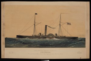A canhoneira dos Estados Unidos Osceola... de Charles Parsons
