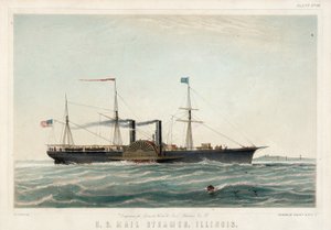 Navio a vapor do correio dos EUA, Illinois de Charles Parsons