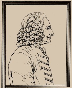 Retrato do compositor Jean-Philippe Rameau 1683-1764, c. 1800.