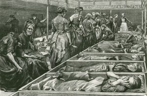Um abrigo do Exército da Salvação para as Mulheres em Whitechapel de Charles Paul Renouard