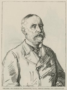 O Honorável Sir Charles W Freemantle, KCB, Vice-Mestre e Controlador da Casa da Moeda Real