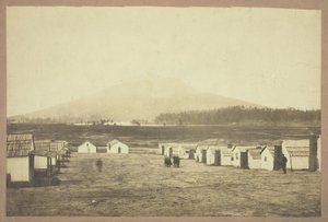 Sem título (Acampamento do Exército, talvez da Batalha de Lookout Mountain, Chattanooga, Tennessee) de Charles Peck