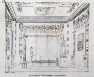 Estúdio de Pintura para CI de Charles Percier