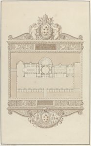 Villa Madama em Roma de Charles Percier and Pierre François Léonard Fontaine