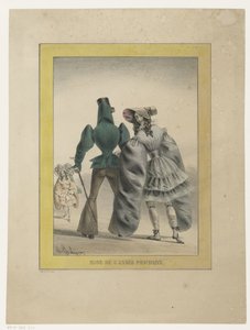 Homem e mulher de moda futurista Mode de l