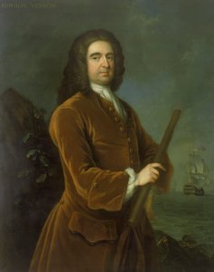 Almirante Edward Vernon (1684-1757), meados da década de 1730 (óleo sobre tela)