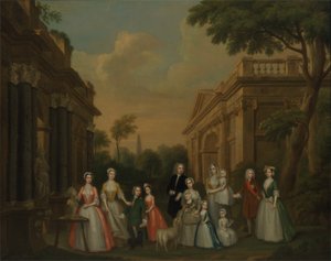 The Finch Family, c.1732 (óleo sobre tela)