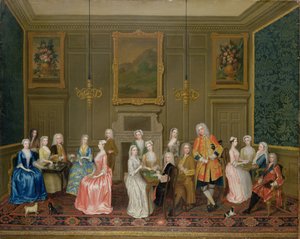 Tea party na casa do senhor Harrington, St. James