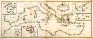 Carta do Mediterrâneo de Charles Price