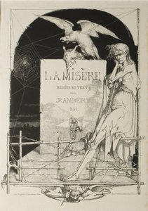Página de título de Misery de Charles Rambert