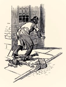 Como um maldito "Juggernaut" do "Strange Case of Dr Jekyll and Mr Hyde" de Robert Louis Stevenson (1850-1894) ilustrado por Charles Raymond Macauley (1871-1934)