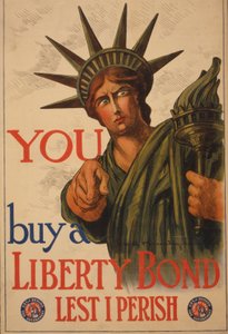 Você - Compre um título da liberdade para que eu não morra, 1917