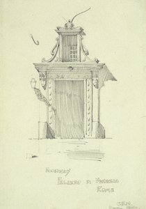 Porta, Palazzo di Venezia, Roma de Charles Rennie Mackintosh