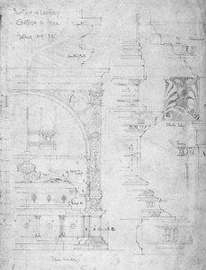 Fonte no Lavatório, Certosa di Pavia, 1891 de Charles Rennie Mackintosh