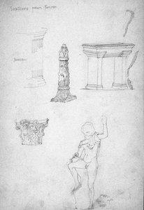 Esboços de Pompeia, 1891 de Charles Rennie Mackintosh