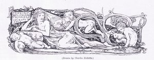 Primavera, da revista de arte de 1893, Cassell and Company, 1893 de Charles Ricketts