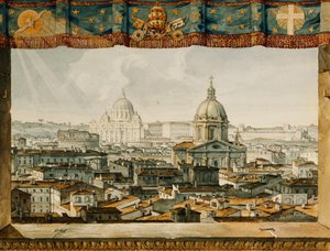 Roma da Trinita dei Monti,