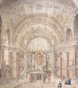 O Interior do Grande Salão, Salão de São Jorge, Liverpool,