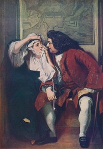 Uma cena de Tristram Shandy, tio Toby e a viúva Wadman, 182930, c1915