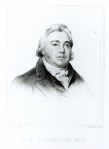 Retrato de Samuel Taylor Coleridge (1772-1834) gravado por Henry Meyer (1782-1847)