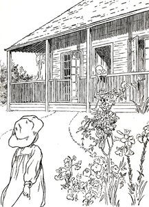 Uma casa de colonos, 1912 de Charles Robinson