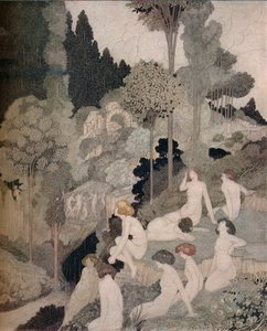 Um Interlúdio de Outono, c1910 de Charles Robinson