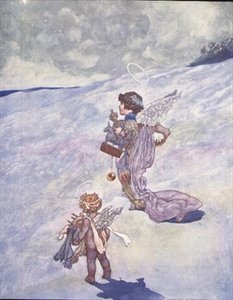 Anjos de Natal com Brinquedos de Charles Robinson
