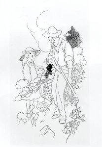 Jardineiro no trabalho de Charles Robinson