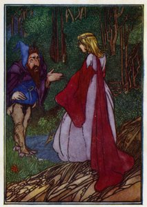 "Gostaria que você se tornasse o homem mais bonito do mundo" (cor litho) de Charles Robinson