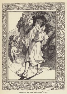 Odisseu na cabana dos Swineherds de Sir John Charles Robinson