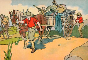 Fora para os campos de ouro, 1912 de Charles Robinson