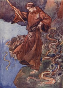 São Patrício libertando a Irlanda das cobras de Charles Robinson