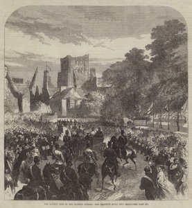 A visita da rainha à fronteira escocesa, a entrada de Sua Majestade em Kelso de Sir John Charles Robinson