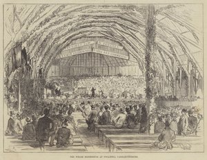 O galês Eisteddfod em Pwllheli, Carnarvonshire