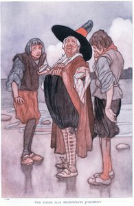 O terceiro homem pronuncia julgamento, década de 1930 de Charles Robinson