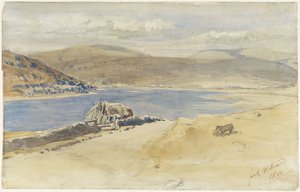 Vista do Loch Linnhe em Fort William, Escócia de Charles Rochussen