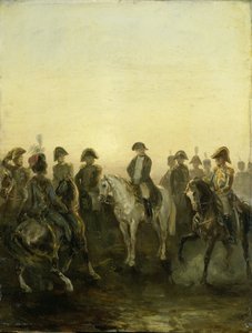 Napoleão com o seu Pessoal de Charles Rochussen