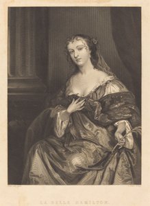 O Belo Hamilton de Charles Rolls after Sir Peter Lely