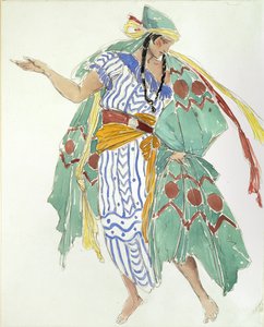 Desenho de Fantasia para um Dançarino, c1850-1880