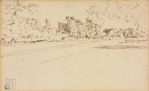 Casa em Hammersmith. de Charles Samuel Keene