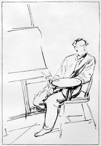 John Everett Millais 1829-1896, artista britânico, 1898.