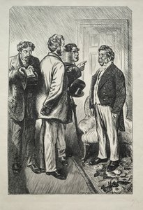 Nosso Natal na Turquia, Sr. Bobsby Concerned, 1868. de Charles Samuel Keene