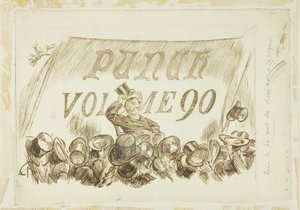 Estudo para Punch, Volume 90 de Charles Samuel Keene