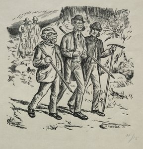 Os Três Nomes, 1869. de Charles Samuel Keene