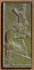 Ninfa e Sátiro, c.1930 (bronze) (ver também 165266)