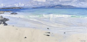 Onda de abril, Iona, 2013 (óleo sobre tela) de Charles Simpson