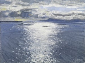 Noite escura, 2017 (óleo sobre tela)