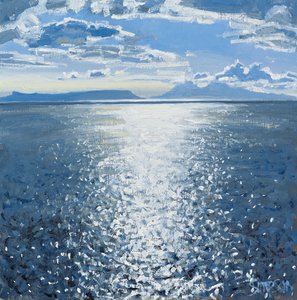 Noite de Eigg e Rum, 2014 (óleo sobre tela)