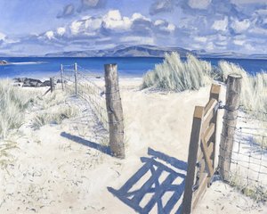 Portão da Praia do Norte, 2013 (óleo sobre tela) de Charles Simpson