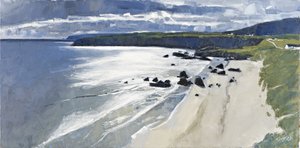 Baía de Sango, 2011 (óleo sobre tela) de Charles Simpson